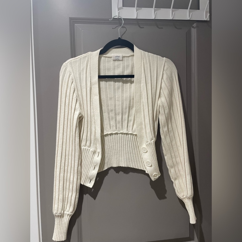 Wilfred Cream Cardigan size S